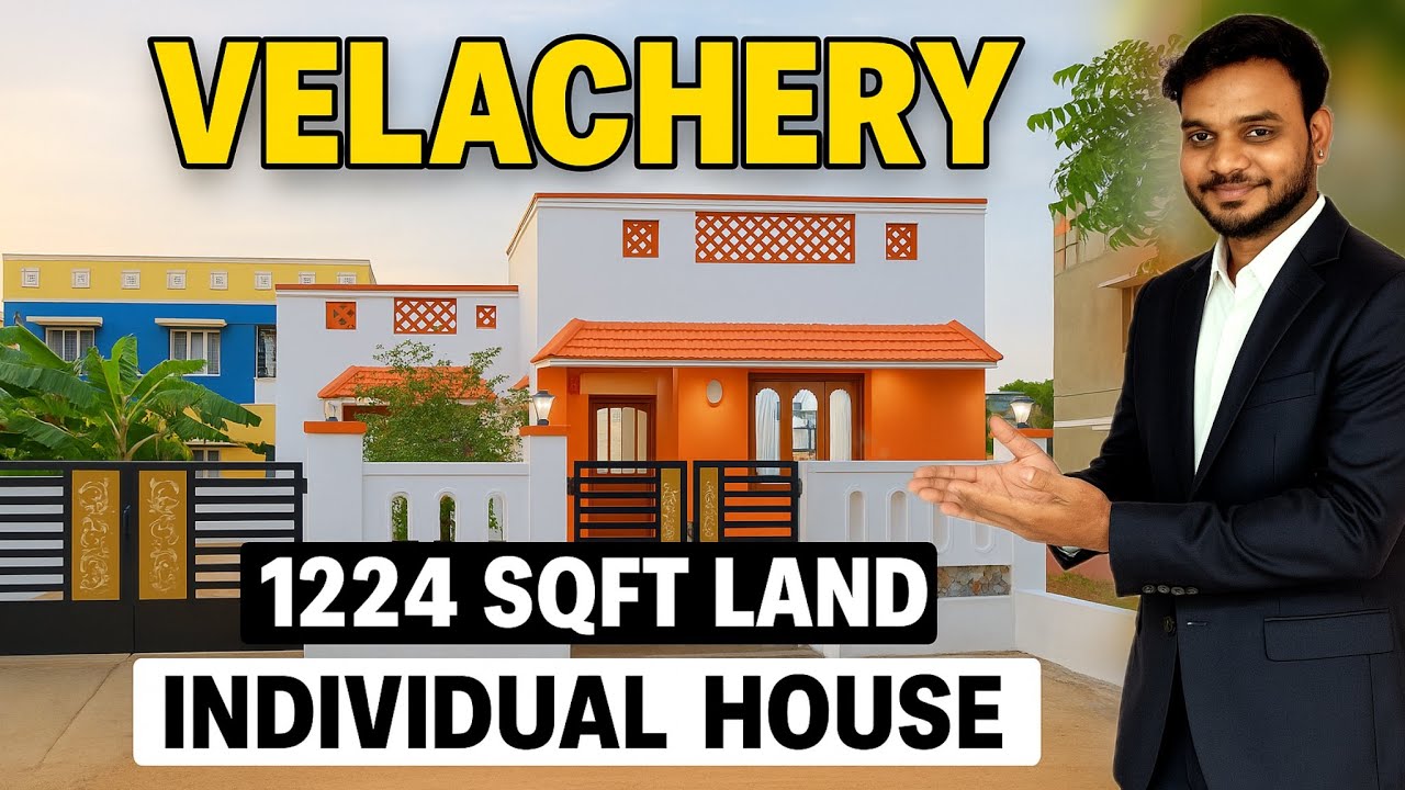ID:215 🔥 1224 Sqft Individual House in Chennai Prime Location Velachery | Walkable to Metro |