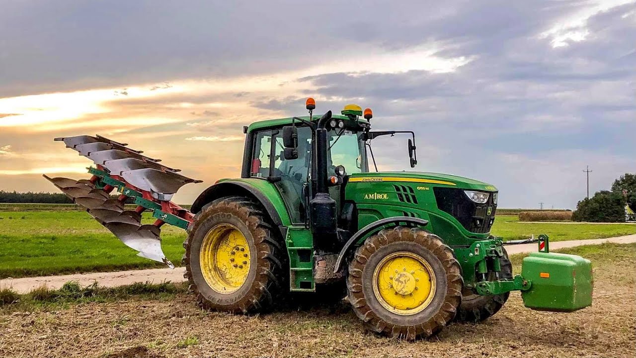 Prace Pożniwne - Orka pod Rzepak 2021! GR Karczewski - John Deere 6155M/6090M