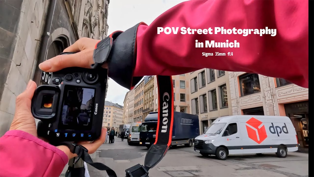 POV Street Munich 🇩🇪|Street pov Germany || street photography |Black & white street |Sigma35mm f1.4