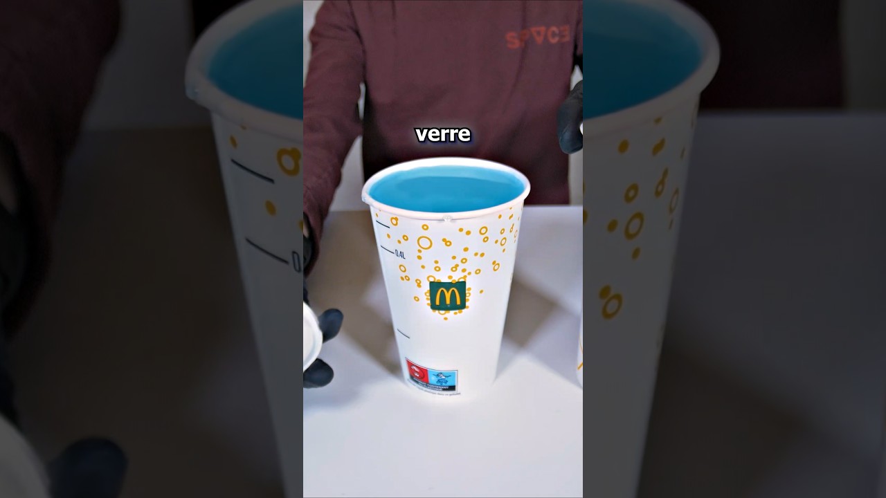L'arnaque des tailles de gobelets au Macdo ! #science #experience #cocacola #apprendre