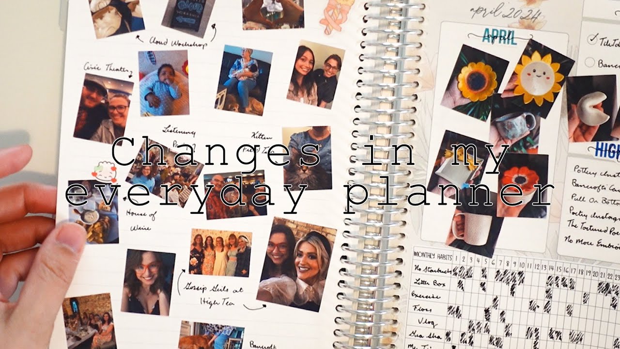 Setting Up My New Planner and Monthly Page Changes | May Notebook & Planner Update