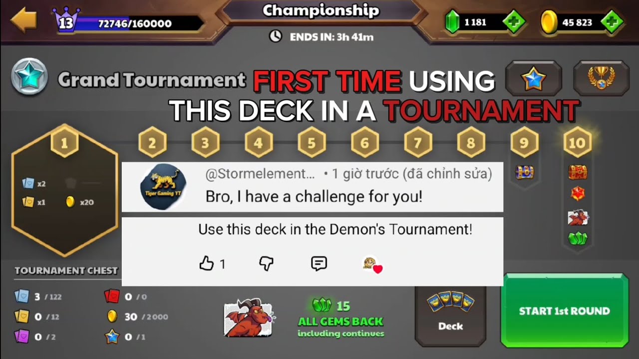 FIRST TIME Using This Viewer's Deck in a Tournament | Castle Crush Tournament Gameplay