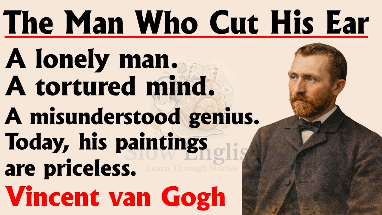 Van Gogh: The Man Who Cut His Ear || Learn English Through Story Level 2 || Graded Reader
