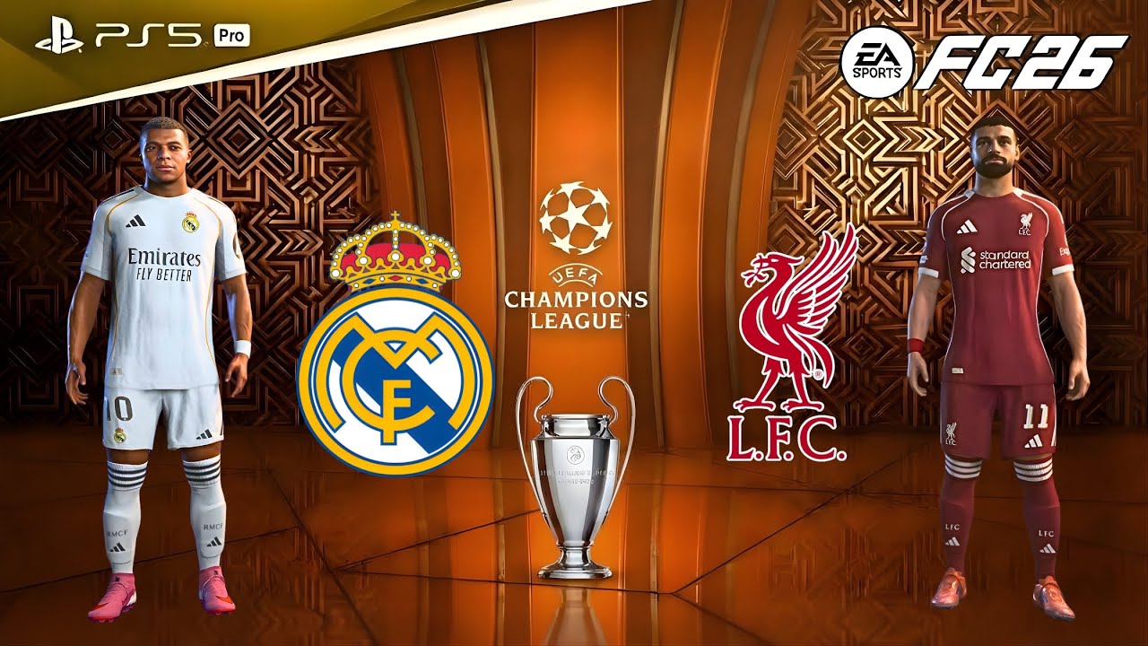 FC 26 - Real Madrid vs Liverpool. Ft. Mbappé, Salah, | UCL Final 2026 Epic Battle Full Match!