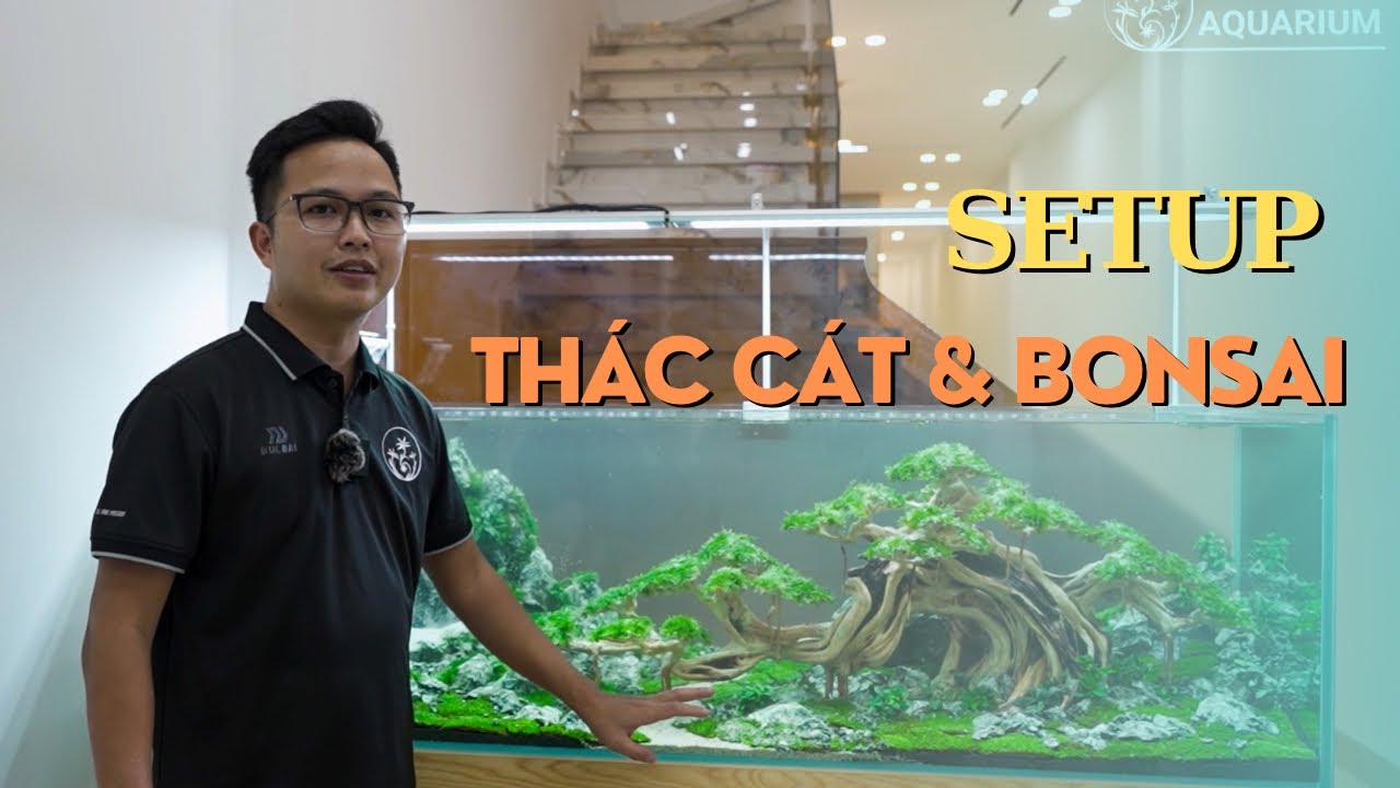 LẠ MẮT với Cách làm Hồ Thuỷ Sinh có Thác Cát chảy bên trong - Video hướng dẫn chi tiết
