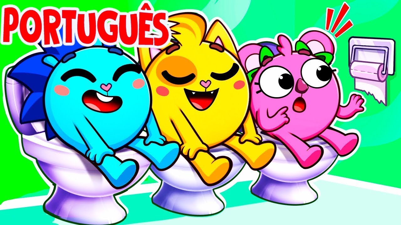 Vá ao Banheiro, Bebê! 🚽 Canção de Boas Maneiras | Músicas para Crianças 🐱🐨🐰🦁 por Baby Zoo