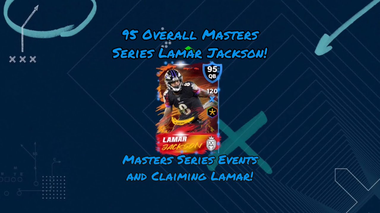 CLAIMING MASTERS SERIES 95 OVERALL LAMAR JACKSON! MASTER SERIES EVENTS! | Madden Mobile 21