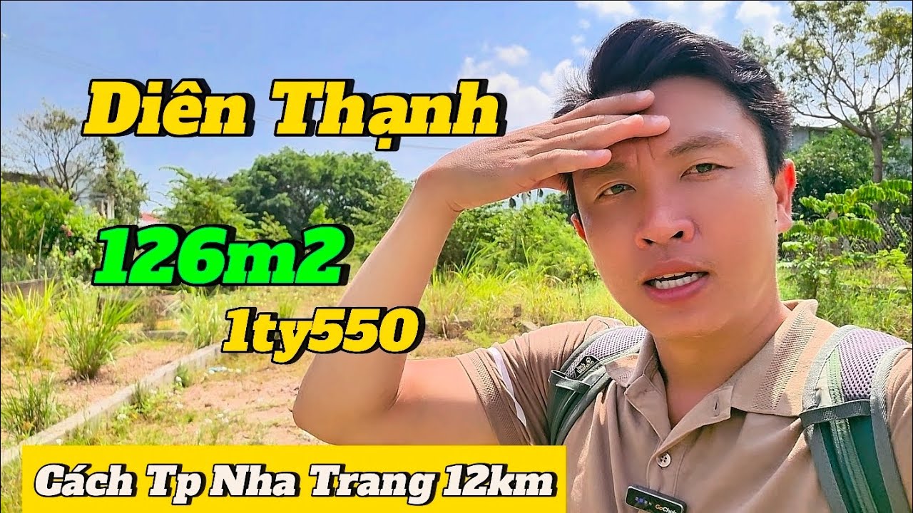 Bán đất ven Tp Nha Trang 126m2 full thổ đón đầu  KĐT Diên Thạnh