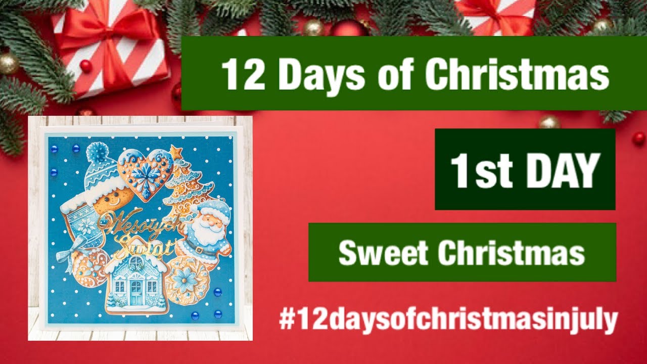 SWEET CHRISTMAS With a Pop Up Element #12daysofchristmasinjuly