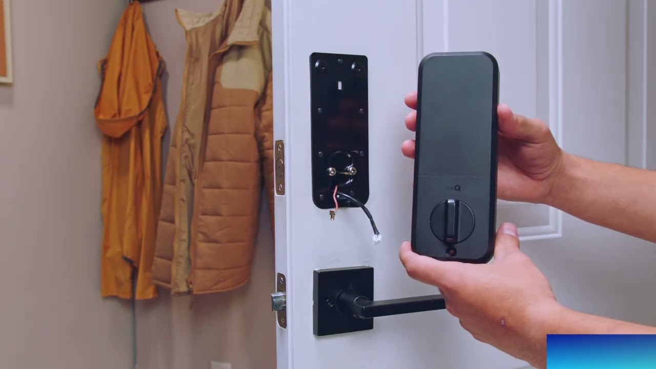 How to Install and Set Up the myQ Secure View 3-in-1 Smart Lock | Support