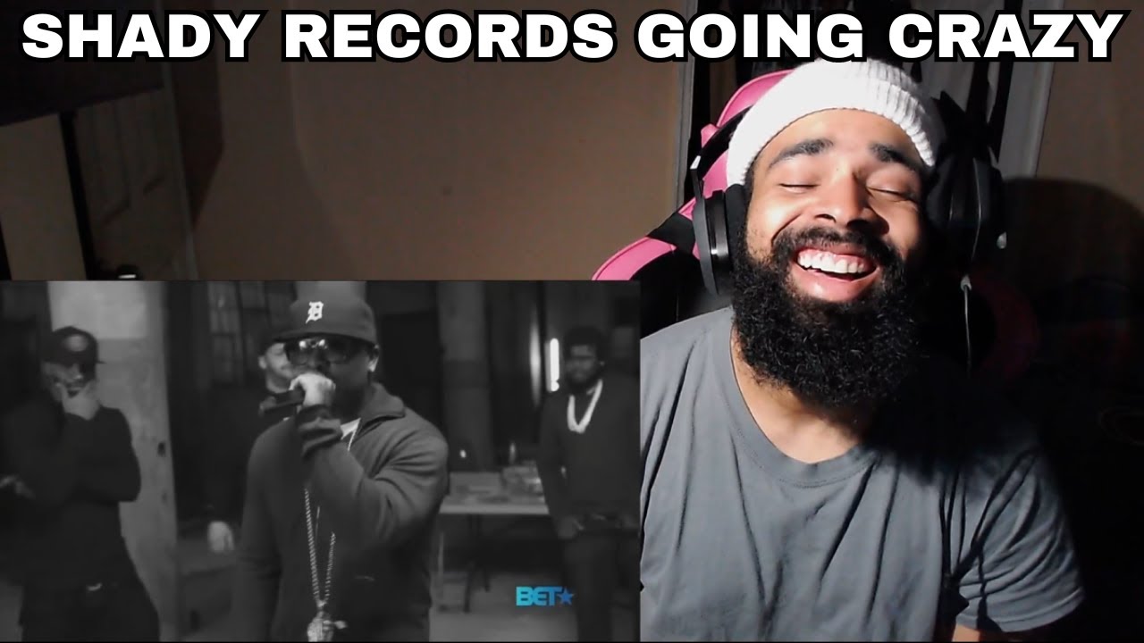 My First Time Ever Listening To Eminem |SHADY 2.0 CYPHER - EMINEM, YELAWOLF & SLAUGHTERHOUSE | REACT