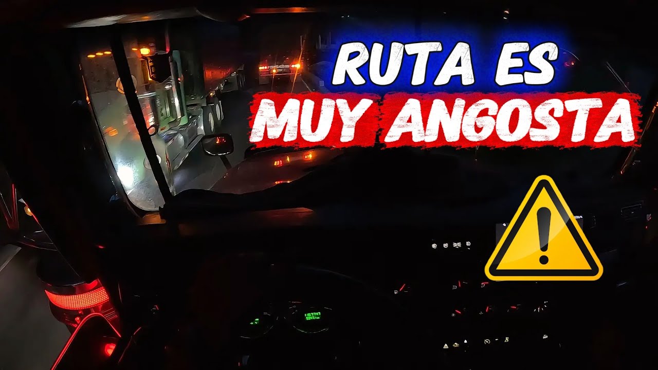 PASAMOS POR UNA RUTA ANGOSTA Y PELIGROSA 💀