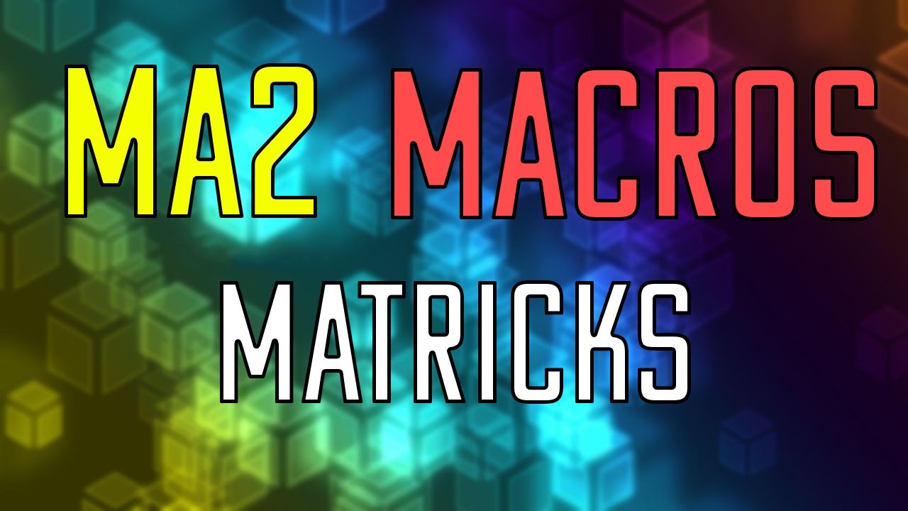 MA2 MaTricks Macros