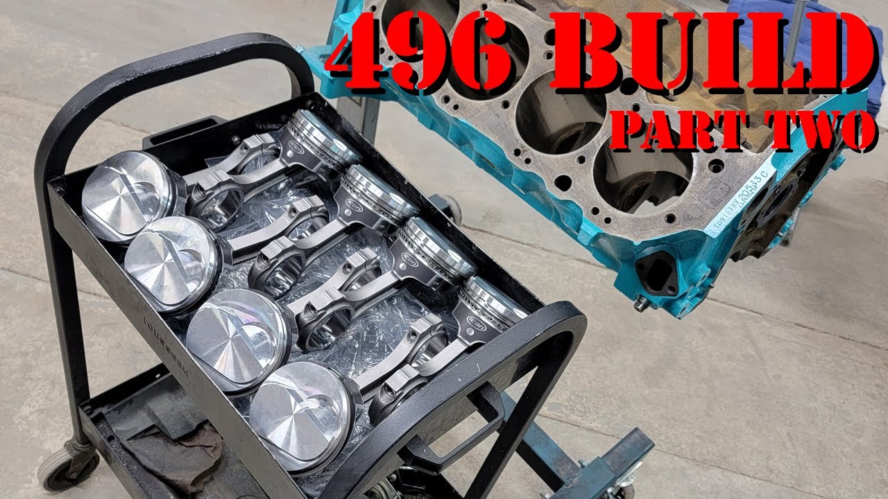 Сборка 496 Stroker ЧАСТЬ ВТОРАЯ: Сборка поршня