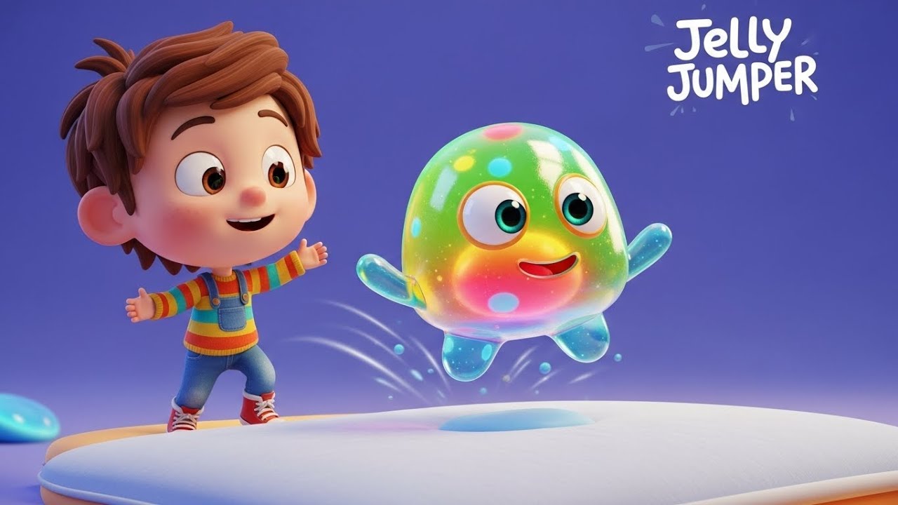 O Jelly Jumper do Fall Guys Pulou Tarde Demais Outra Vez | Canções Infantis e Rimas para Crianças