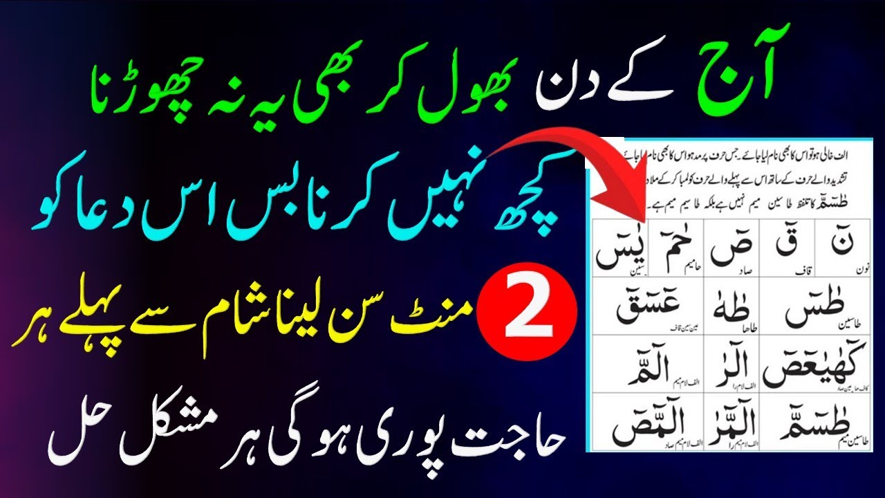 Ajj Rabi ul Sani Ki Khas Berkaty Ha Kuch Nahi Kerna 2 Mint Ya Sunlena Her Hajat Pori Hogi | Wazifa