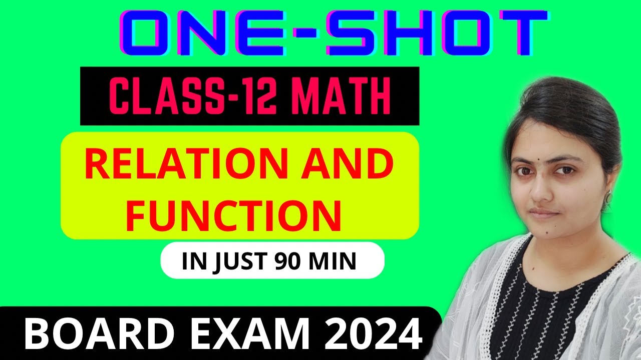 Relation and function chapter one shot video|Class 12 Relation and function in one shot|CHSE Odisha