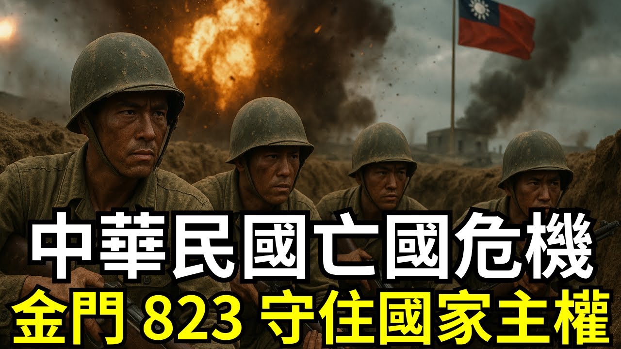 【中華民國亡國危機】823 砲戰：金門奇蹟守住台灣主權 | 差點滅亡的一役，如何改變冷戰格局，成為反共堡壘 | 完整解析金門戰役與台灣命運轉折