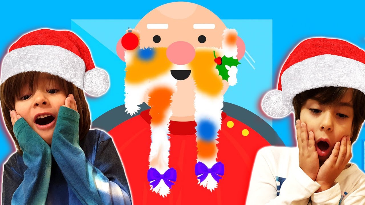 Dani y Evan cambian de look a PAPA NOEL , y otros juegos