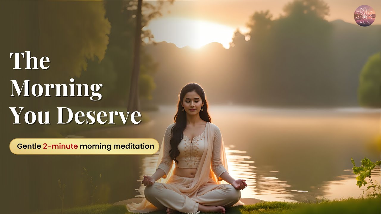 2-Minute Guided Morning Meditation for Calm & Stillness | Aura Bliss