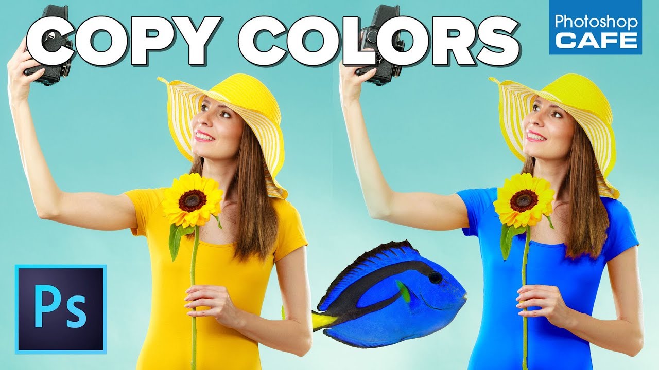 MATCH COLOR between images in PHOTOSHOP with CURVES and LAB