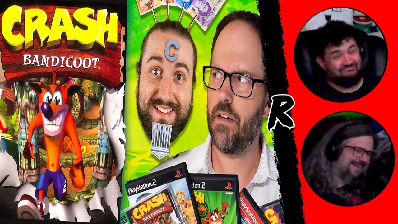 Игры Crash Bandicoot с Caddicarus &mdash; Angry Video Game Nerd (AVGN) | RENEGADES REACT