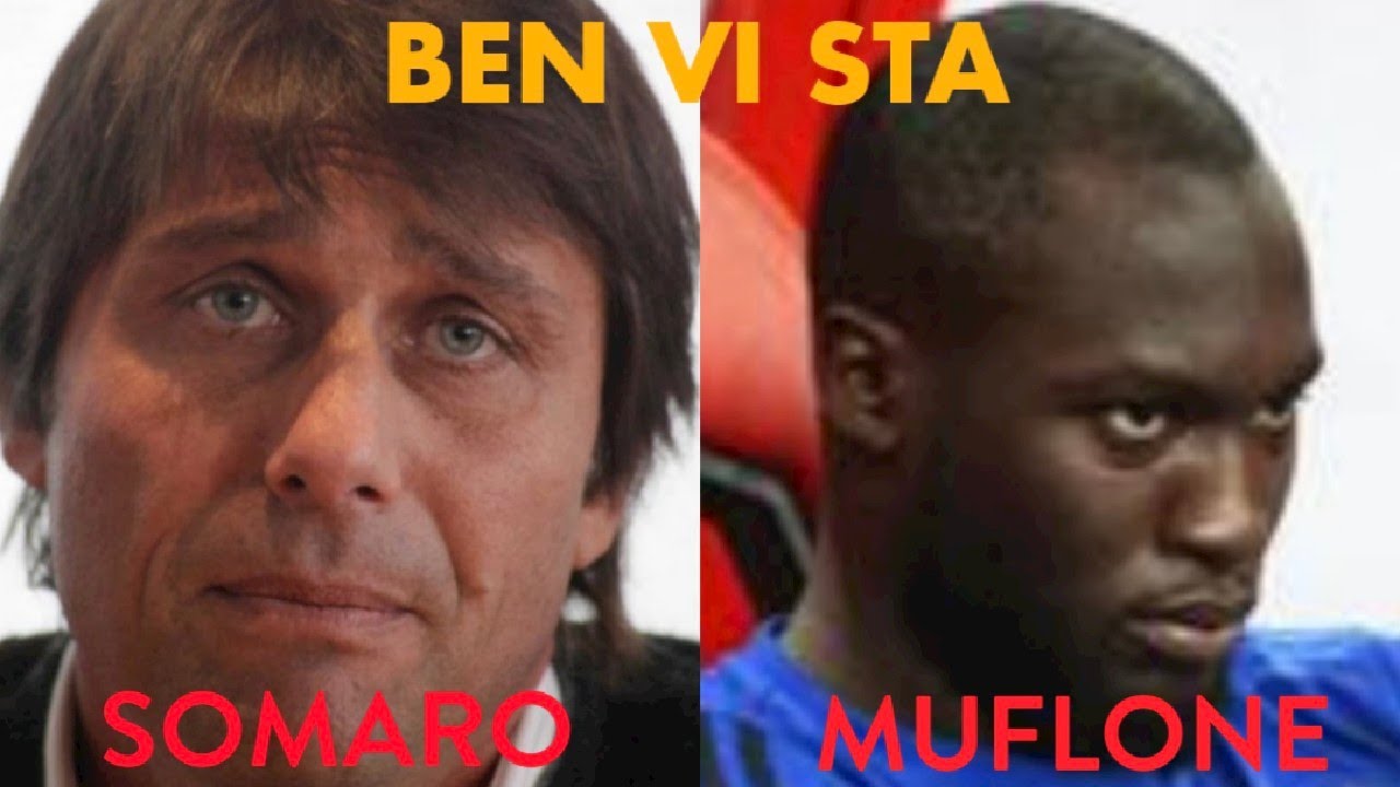 IL SOMARO CONTE ED IL MUFLONE LUKAKU SONO TRISTI! GODO! CONTE DIMETTITI SE HAI IL CORAGGIO!