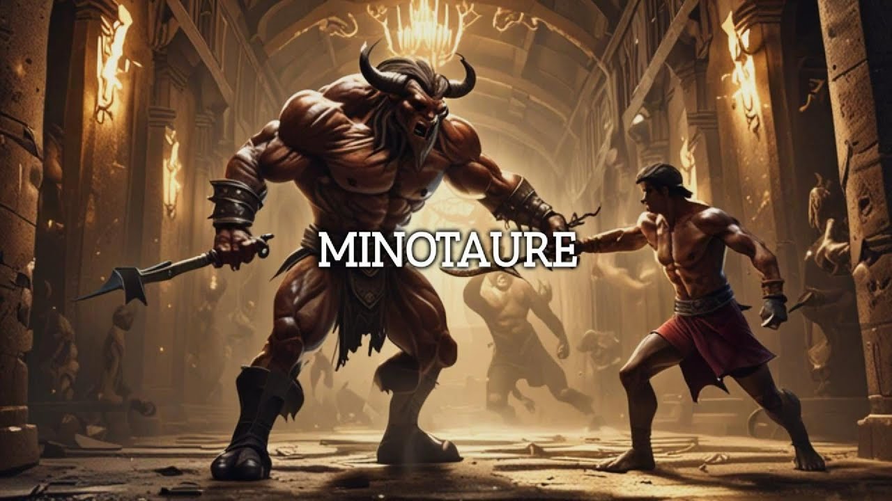 Thésée, le mythe du labyrinthe du Minotaure  (dieux grecs)