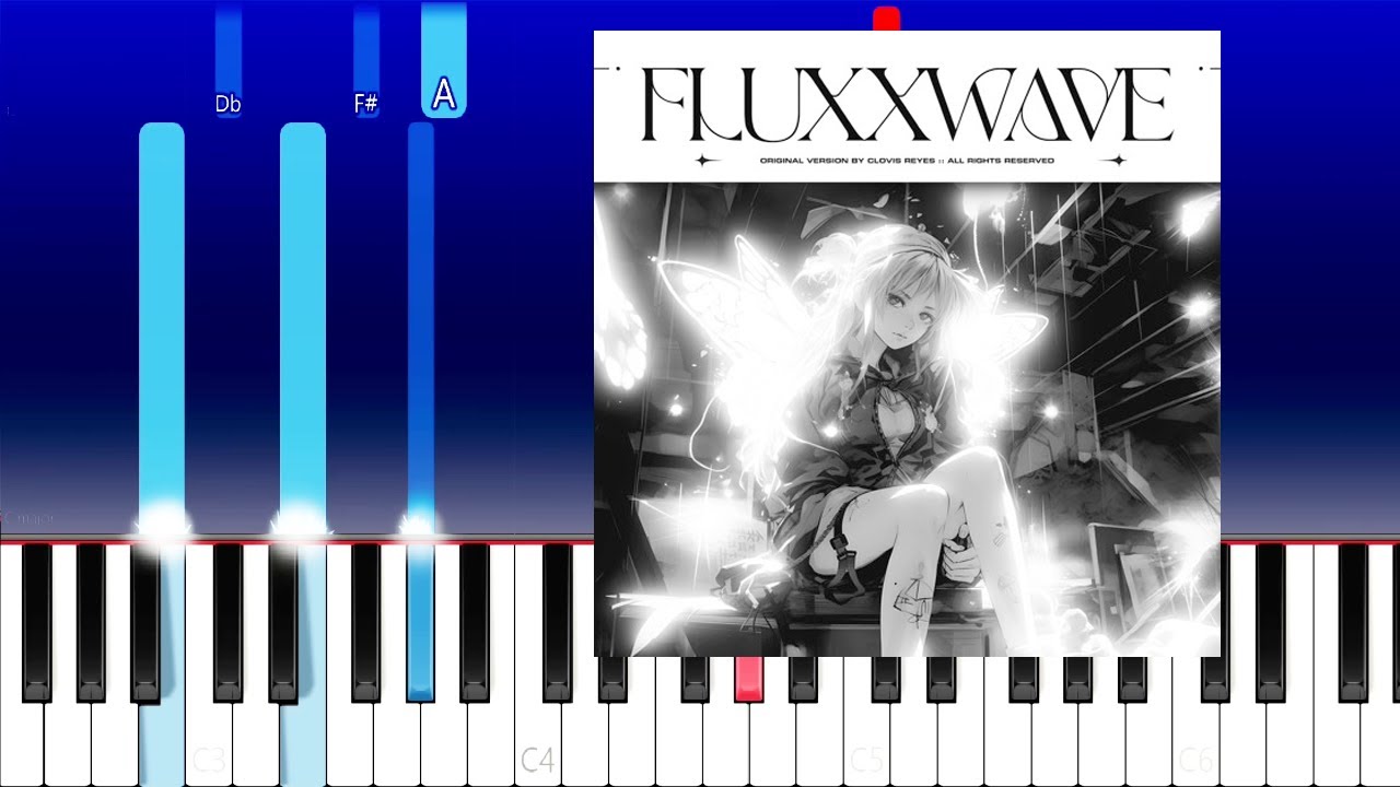 clovis reyes - fluxxwave (Piano Tutorial)