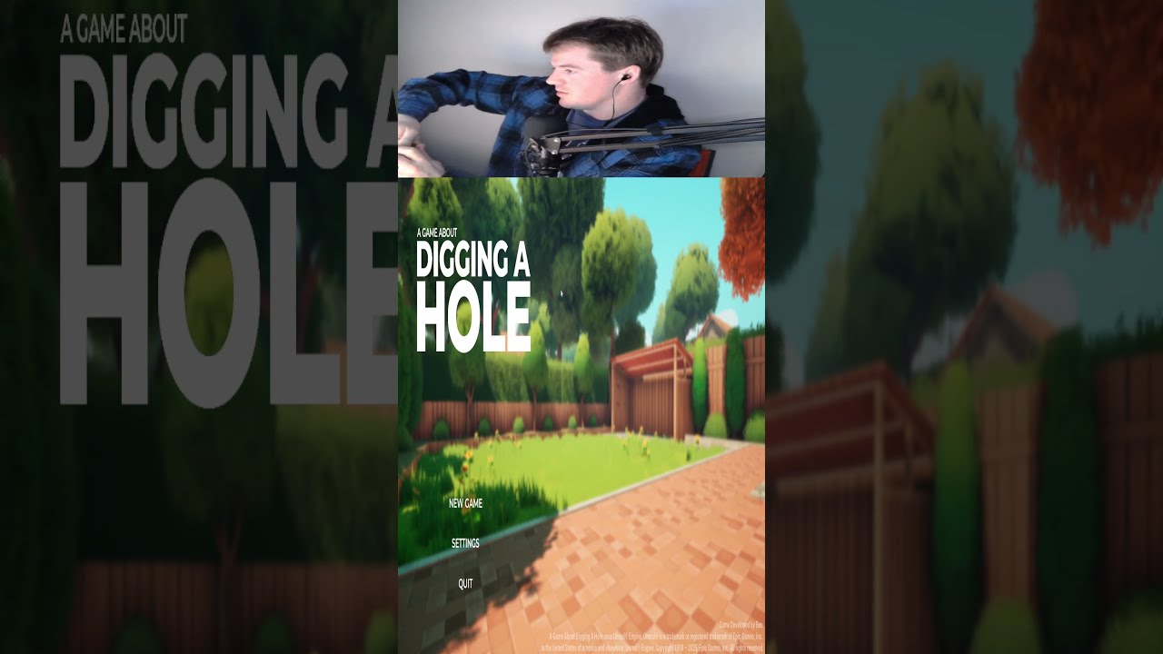 Welcome to a game about digging a hole #diggingahole #agameaboutdiggingahole #letsplay #gaming
