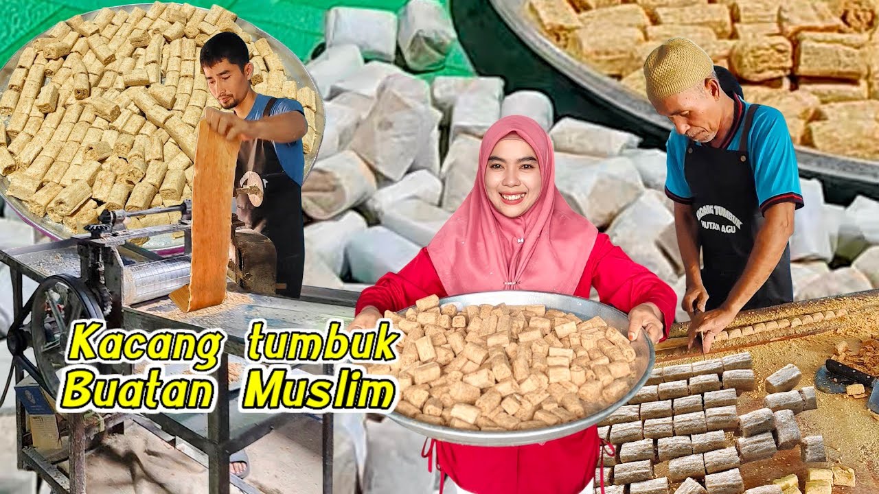 Kacang tumbuk buatan muslim pattani ถั่วตุ๊บตั๊บหนองจิกปัตตานี