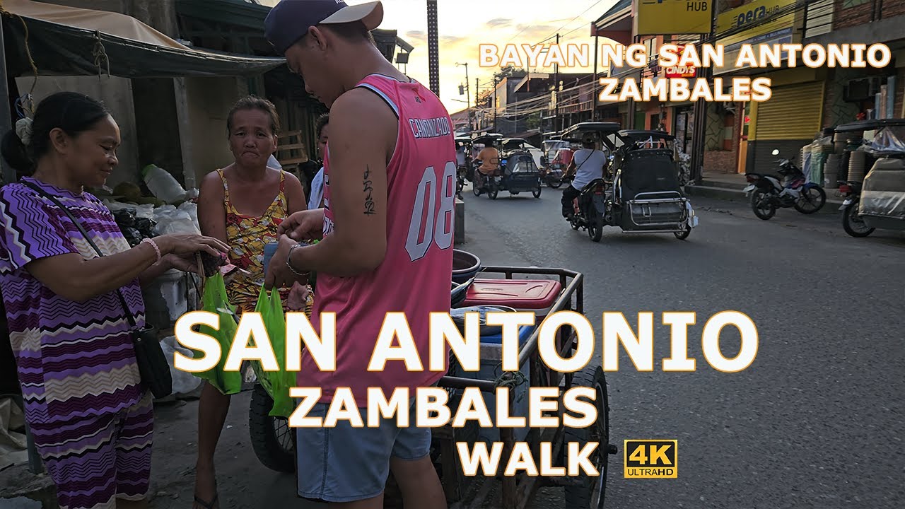 WALKING SAN ANTONIO ZAMBALES [4K HDR]