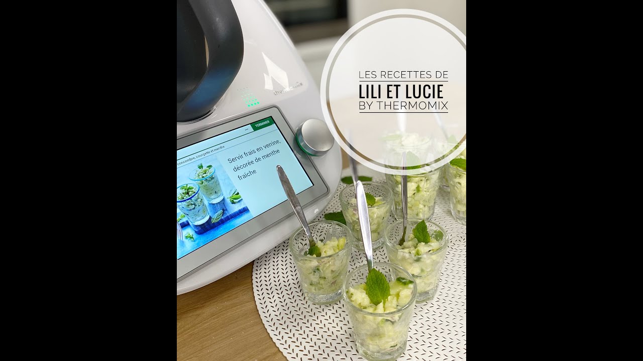 Salade de concombre fraicheur au thermomix