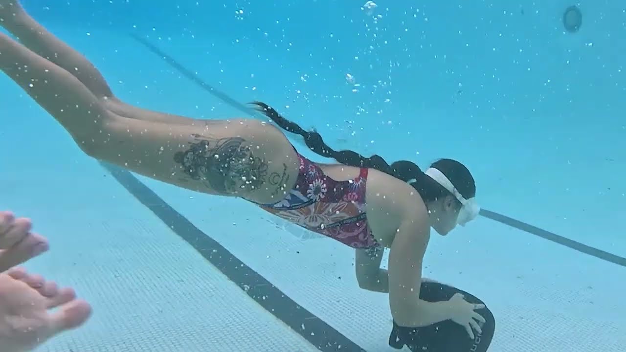 underwater weight training...MERMAID EDITION! #minivlog