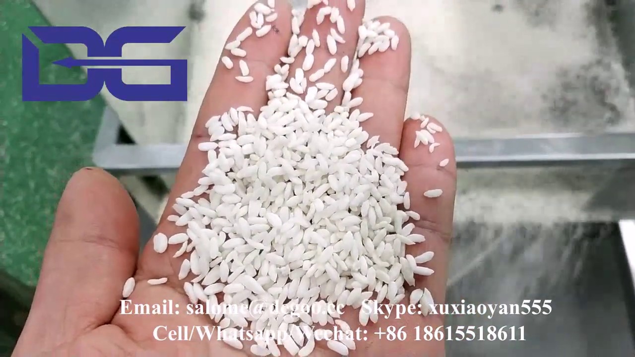 India 500kg/h Fortified Rice Kernels Manufacturing Plant  Nutritional Rice Extrusion production line