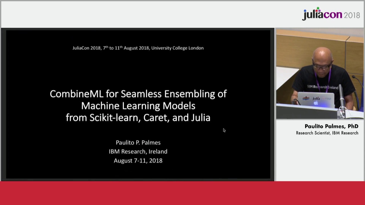 Combine ML for Seamless Ensembling of  Machine Learning Models | Palmes | JuliaCon 2018