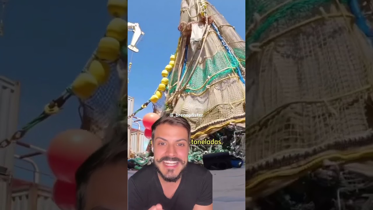 Essa foi a MAIOR LIMPEZA DE LIXO dos oceanos DA HIST&Oacute;RIA, + DE 4 mil TONELADAS REMOVIDAS #shorts
