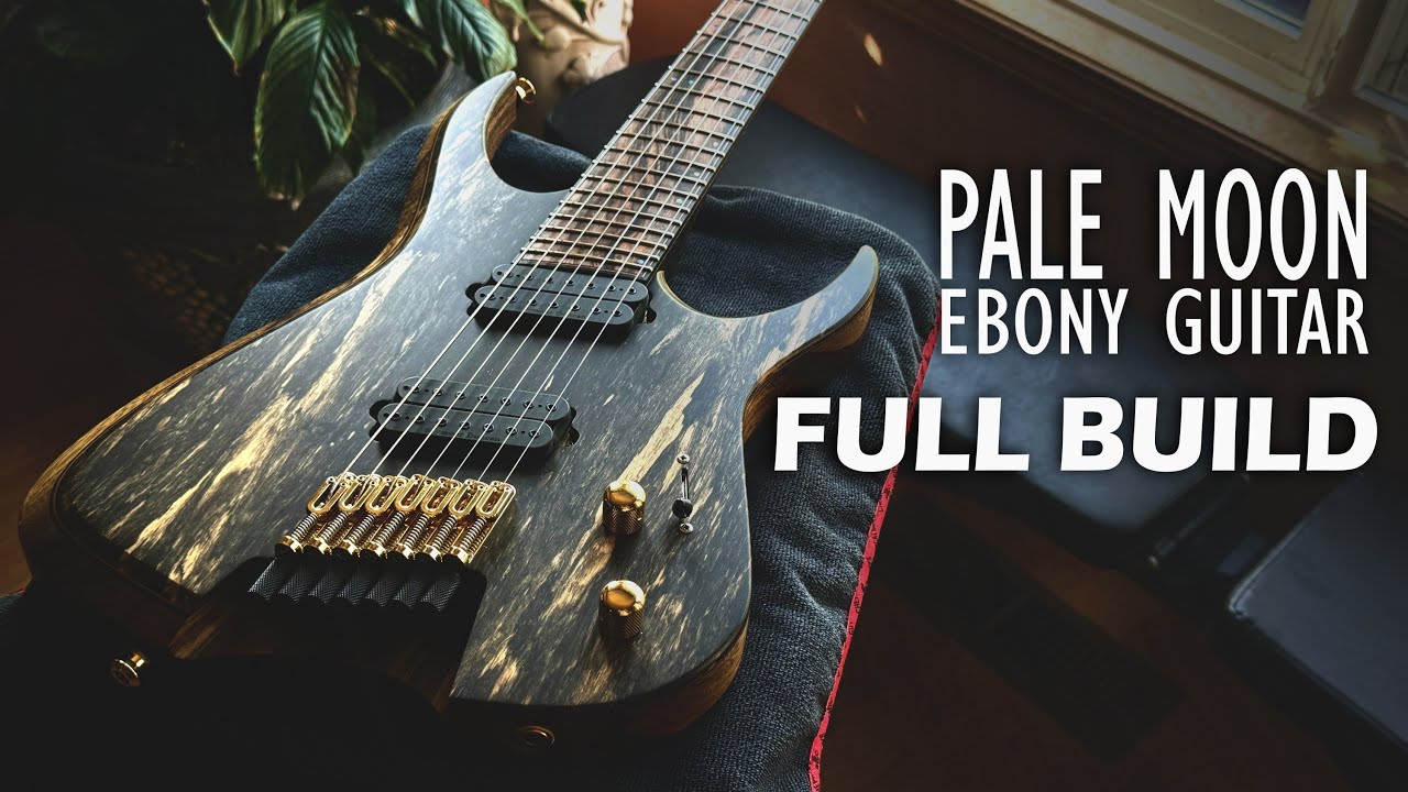 I Build a Pale Moon Ebony Top Guitar (Full Build & Demo)
