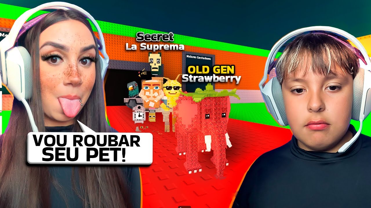 Roubei TODOS os BRAINROT do MEU IRMÃO no ROBLOX! 😱