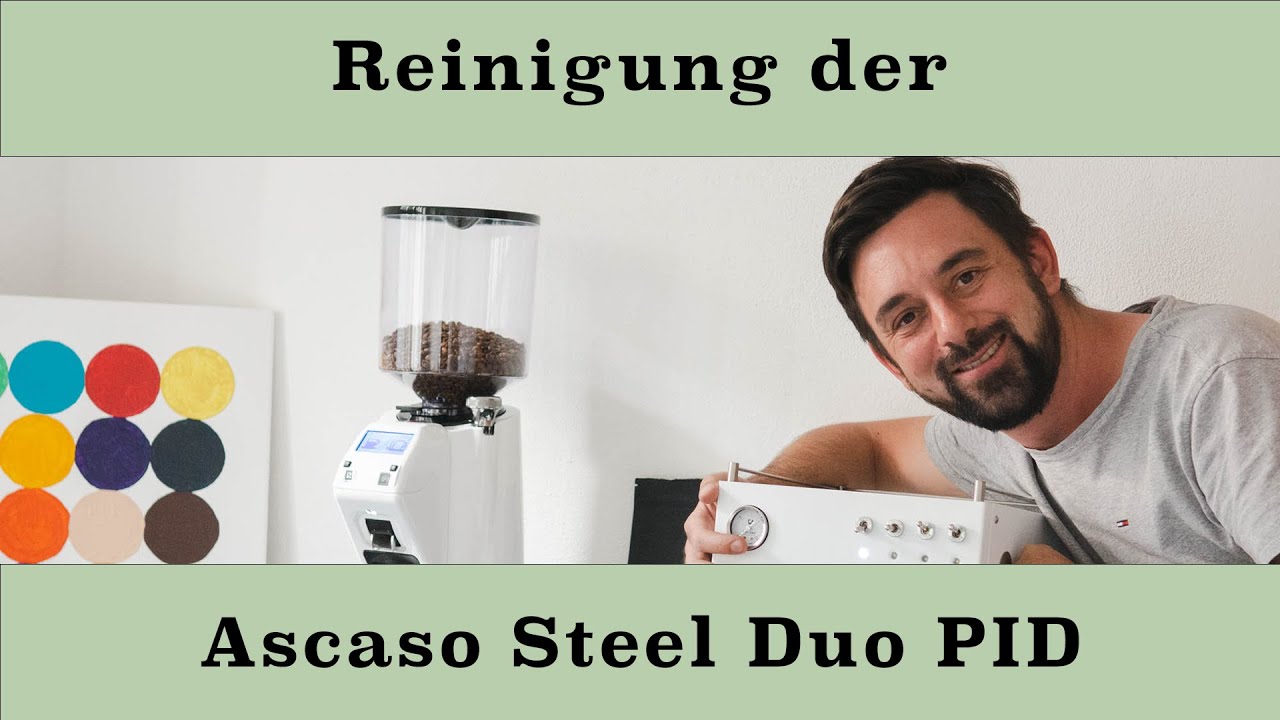 So einfach reinigst du deine Ascaso Steel Duo PID Siebträgermaschine