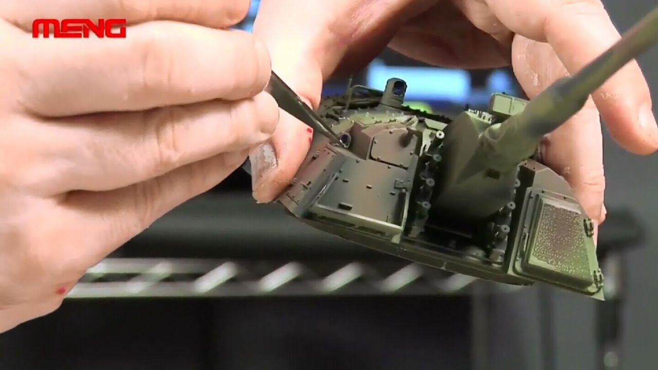 MENG TS-012 German Panzerhaubitze 2000 Self-Propelled Howitzer Build Guidance Video