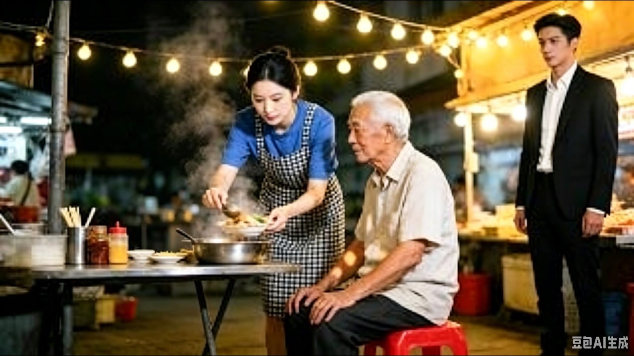 Single Mom Noodles Gives Beggar—Turns Out He's Billionaire CEO’s Grandfather,CEO Marries &Spoils Her