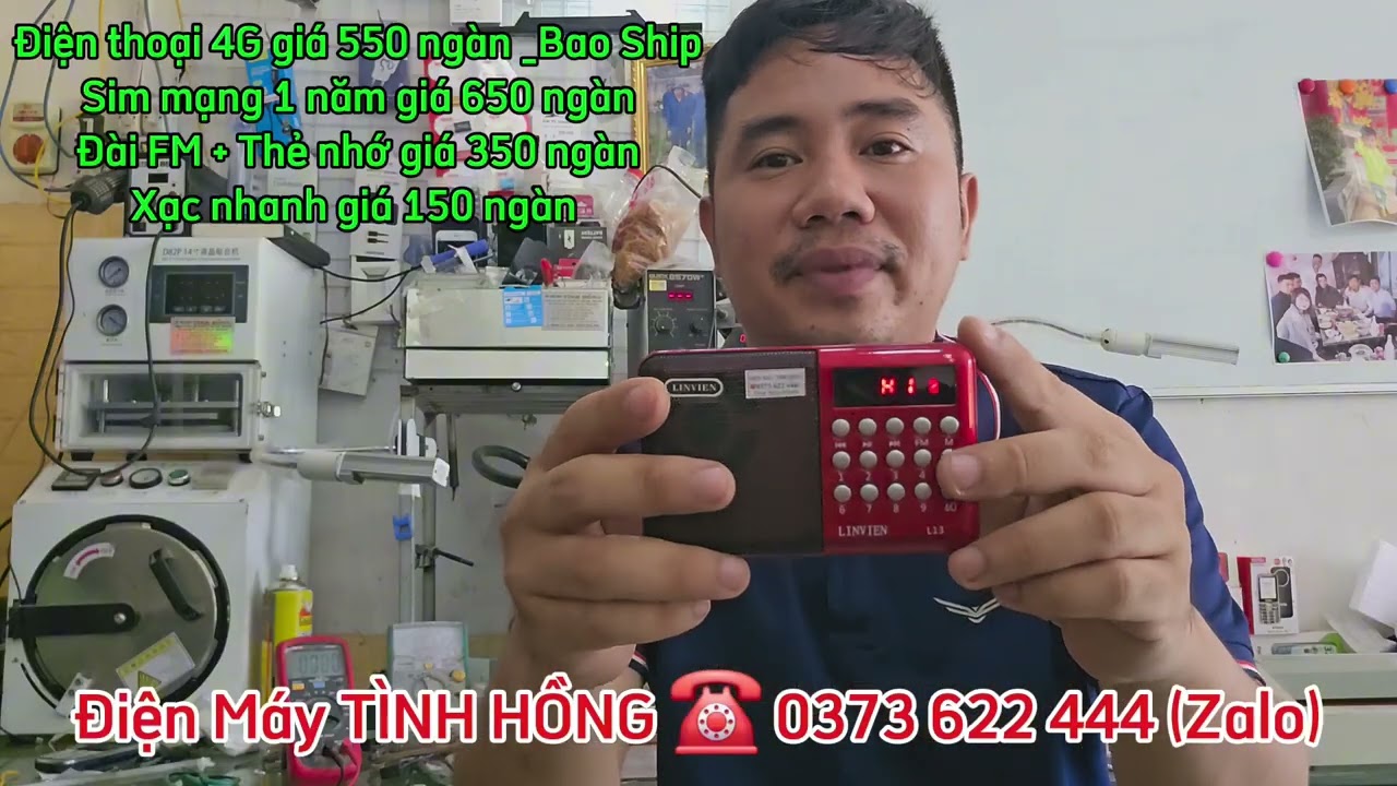 Bán Sim mạng 1 năm miễn phí Youtube,Tictok - Điện Thoại 4G, Đài FM _ Bao Ship toàn quốc