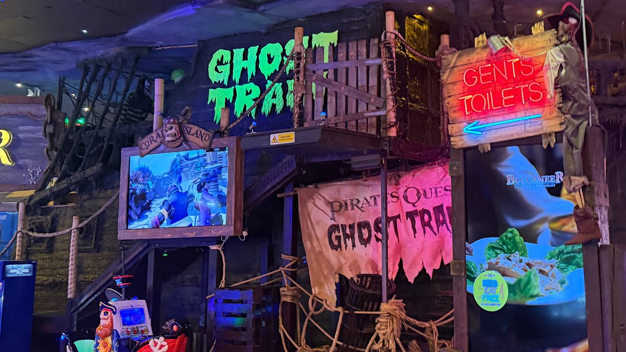 Coral Island Ghost Train Onride POV Blackpool 