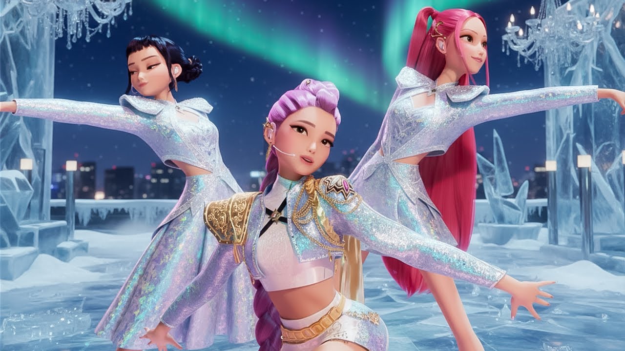 Golden Frozen Dance Remix | K-Pop Demon Hunters Inspired Ice Fantasy Performance
