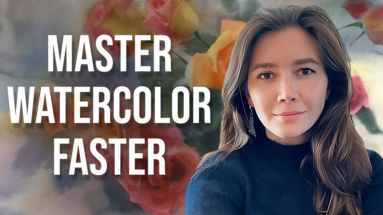 Essential Watercolor Techniques Artists Conceal | Watercolor tutorial for beginners of E. Sava