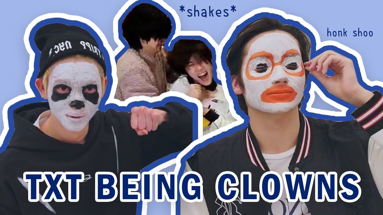 TXT being clowns during the temptation era