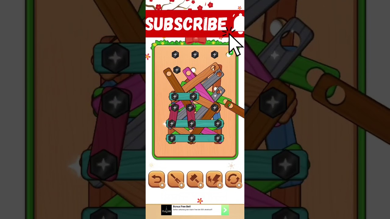 WOOD SCREW PUZZLE LEVEL 60