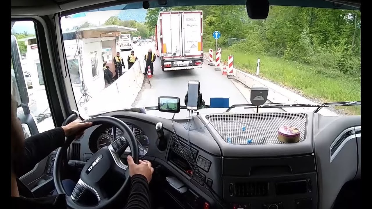 ALMANYA SINIRI TIR GEÇİŞİ | DAF XF 480