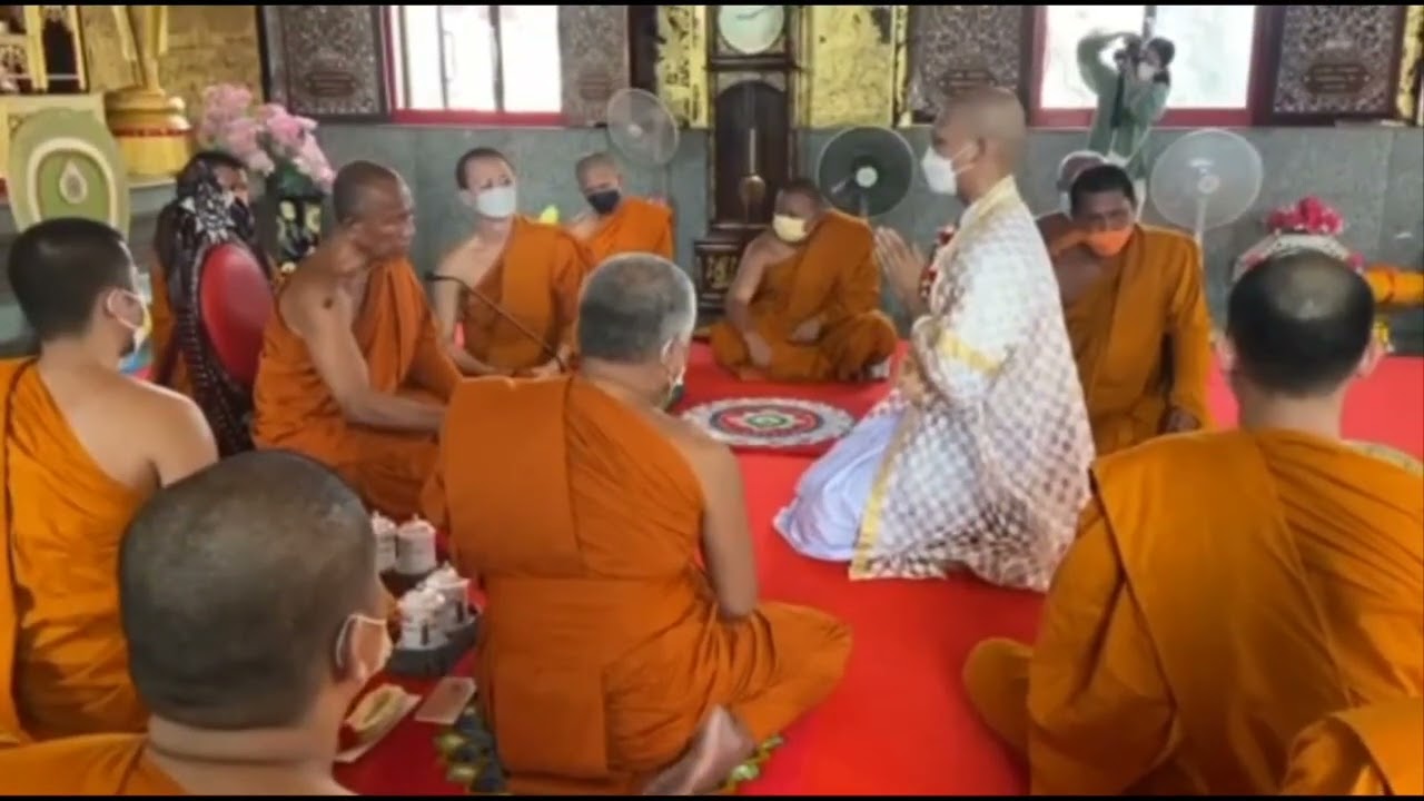 งานอุปสมบท แบบอุกาสะ วัดจรเข้ใหญ่ สมุทรปราการ